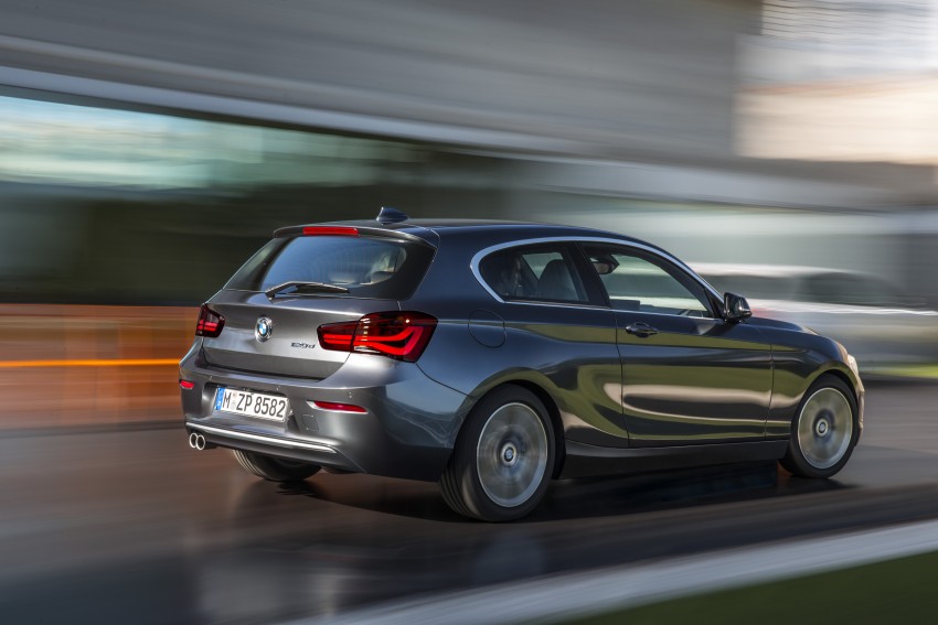 F20 BMW 1 Series facelift unveiled – new face and rear end, 116i and 116d get 1.5 litre three-cylinder engines 304028