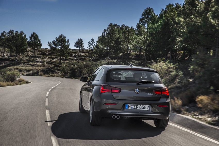 F20 BMW 1 Series facelift unveiled – new face and rear end, 116i and 116d get 1.5 litre three-cylinder engines 304010