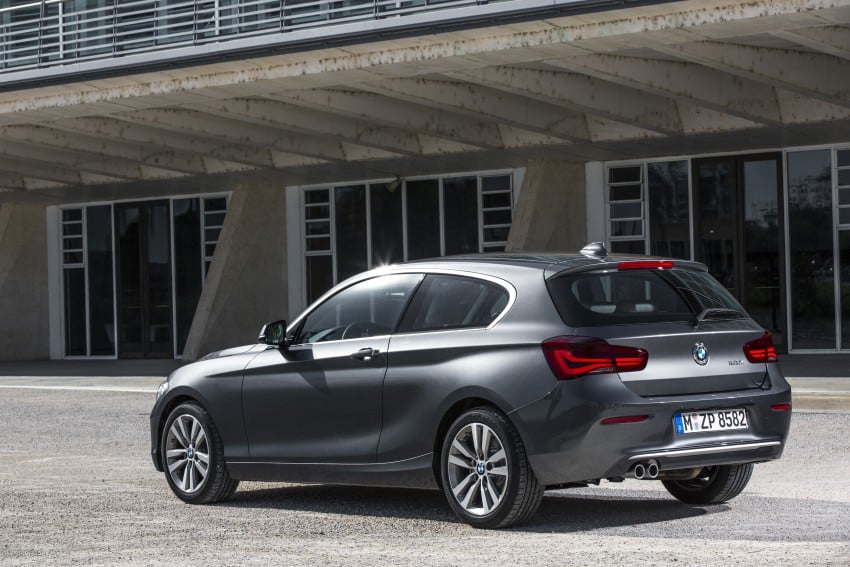 F20 BMW 1 Series facelift unveiled – new face and rear end, 116i and 116d get 1.5 litre three-cylinder engines 304035