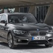 F20 BMW 1 Series facelift unveiled – new face and rear end, 116i and 116d get 1.5 litre three-cylinder engines