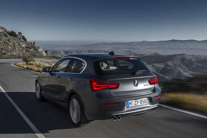 F20 BMW 1 Series facelift unveiled – new face and rear end, 116i and 116d get 1.5 litre three-cylinder engines 304011
