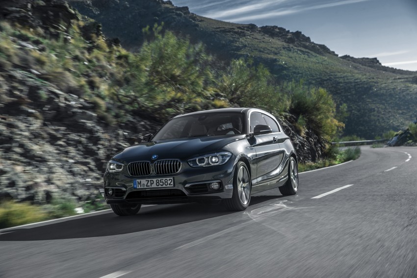 F20 BMW 1 Series facelift unveiled – new face and rear end, 116i and 116d get 1.5 litre three-cylinder engines 304013