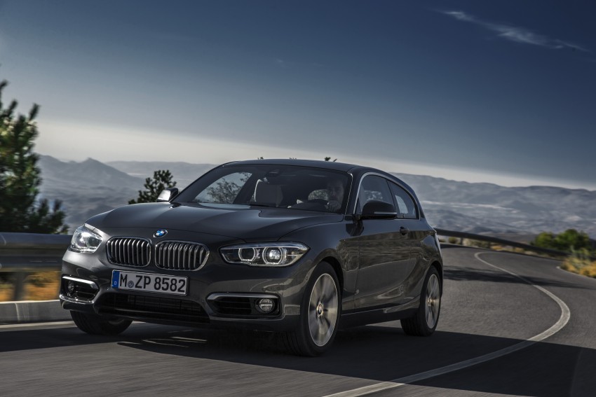 F20 BMW 1 Series facelift unveiled – new face and rear end, 116i and 116d get 1.5 litre three-cylinder engines 304014