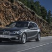 F20 BMW 1 Series facelift unveiled – new face and rear end, 116i and 116d get 1.5 litre three-cylinder engines