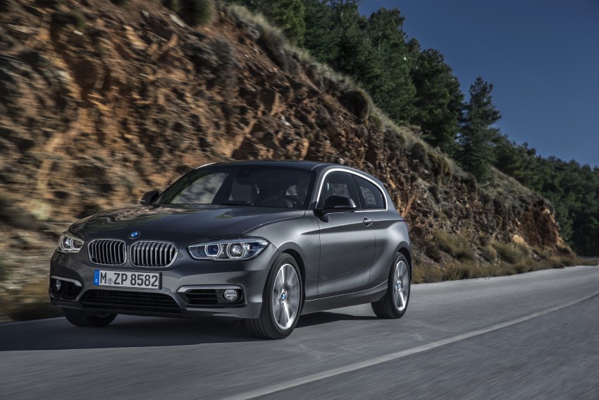 F20 BMW 1 Series facelift unveiled – new face and rear end, 116i and 116d get 1.5 litre three-cylinder engines 304015