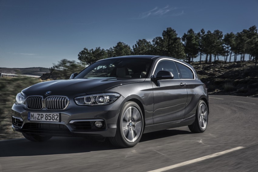 F20 BMW 1 Series facelift unveiled – new face and rear end, 116i and 116d get 1.5 litre three-cylinder engines 304016