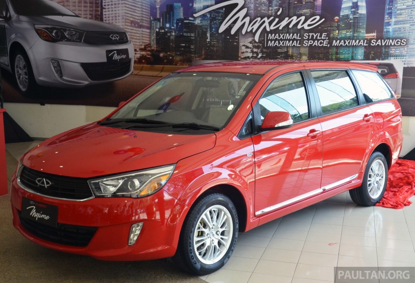 Chery Maxime MPV launched in Malaysia; from RM87k 308541