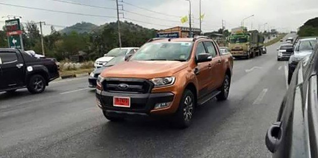 ford-ranger-wildtrak-facelift-spotted-thailand-2
