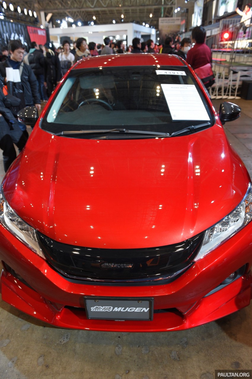 Mugen shows off pimped up Honda Grace (City Hybrid) at 2015 Tokyo Auto Salon 301986