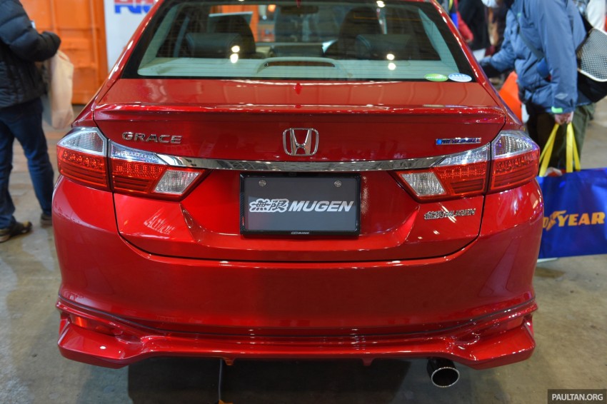 Mugen shows off pimped up Honda Grace (City Hybrid) at 2015 Tokyo Auto Salon 301987