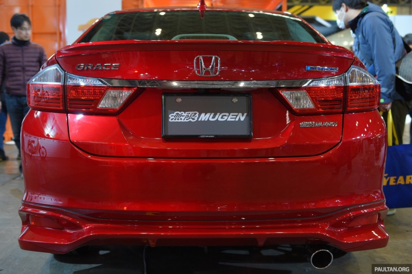 Mugen shows off pimped up Honda Grace (City Hybrid) at 2015 Tokyo Auto Salon 301988