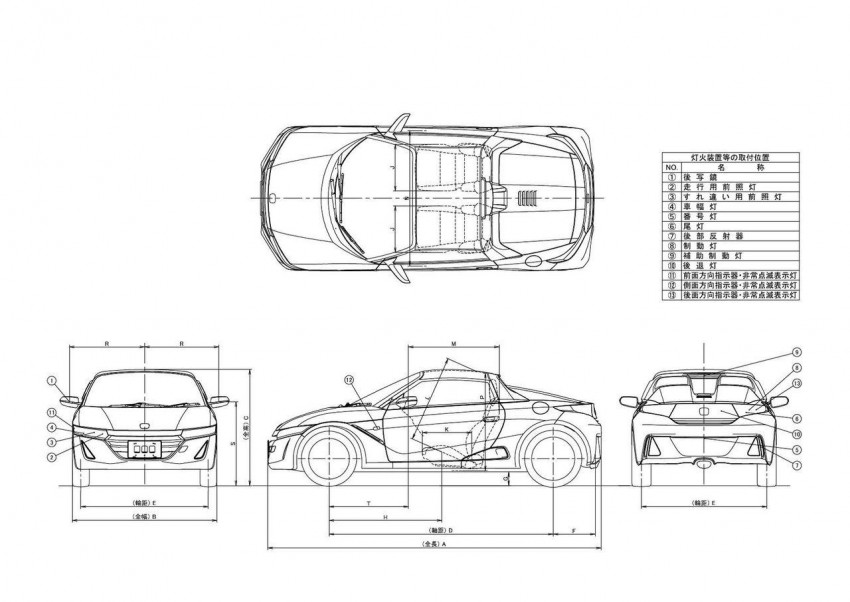 Honda S660 kei-roadster specifications leaked online 299995