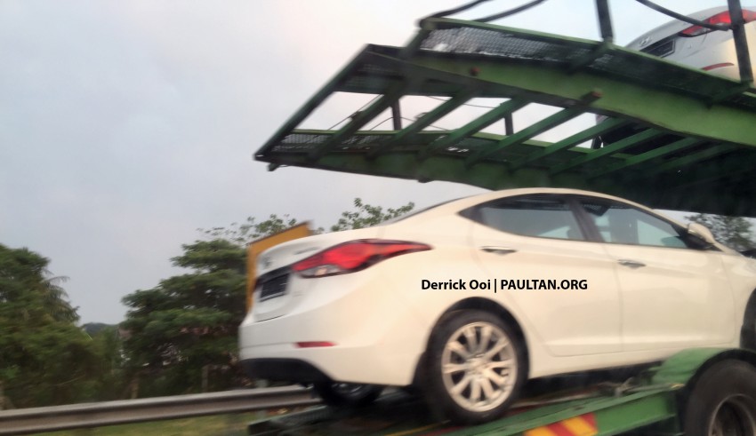 Hyundai Elantra facelift spotted, ads appear on oto.my 306451