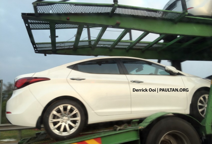 Hyundai Elantra facelift spotted, ads appear on oto.my 306452