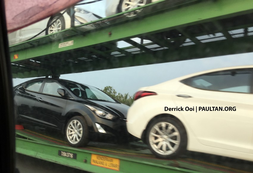 Hyundai Elantra facelift spotted, ads appear on oto.my 306458