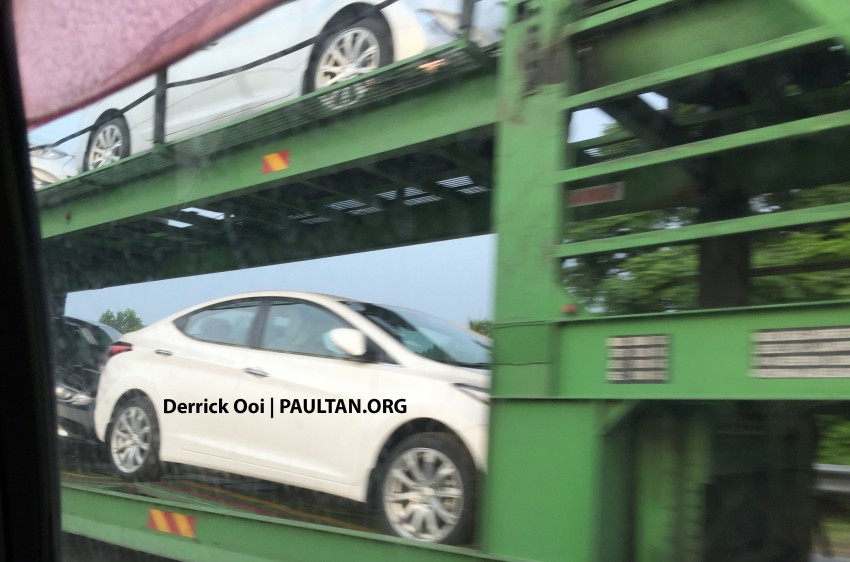 Hyundai Elantra facelift spotted, ads appear on oto.my 306459
