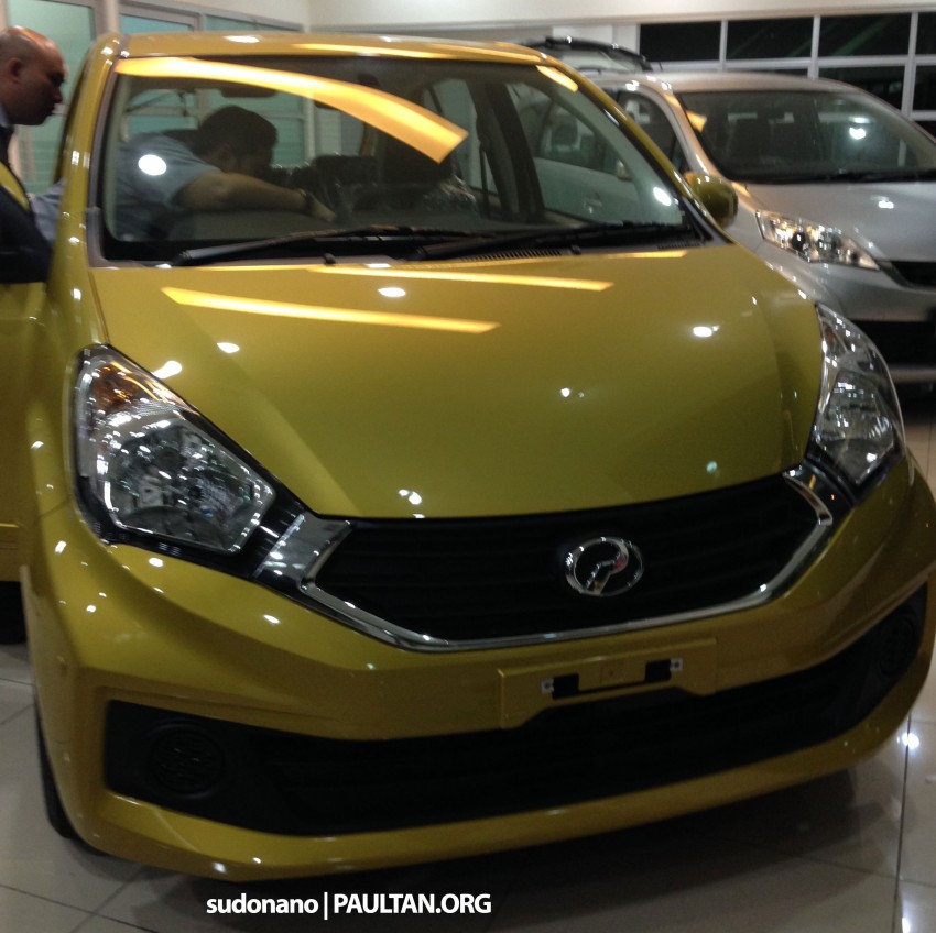 SPYSHOTS: 2015 Perodua Myvi facelift undisguised 303540