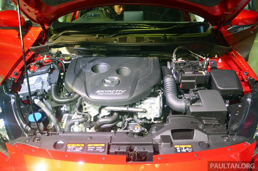 Mazda 2 Sedan SkyActiv-D diesel displayed at launch 306171