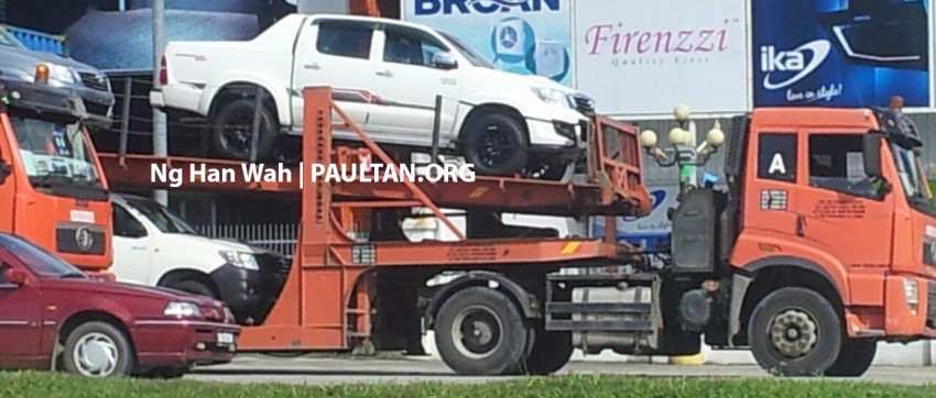 Toyota Hilux TRD Sportivo spotted on trailer in Sabah 300050