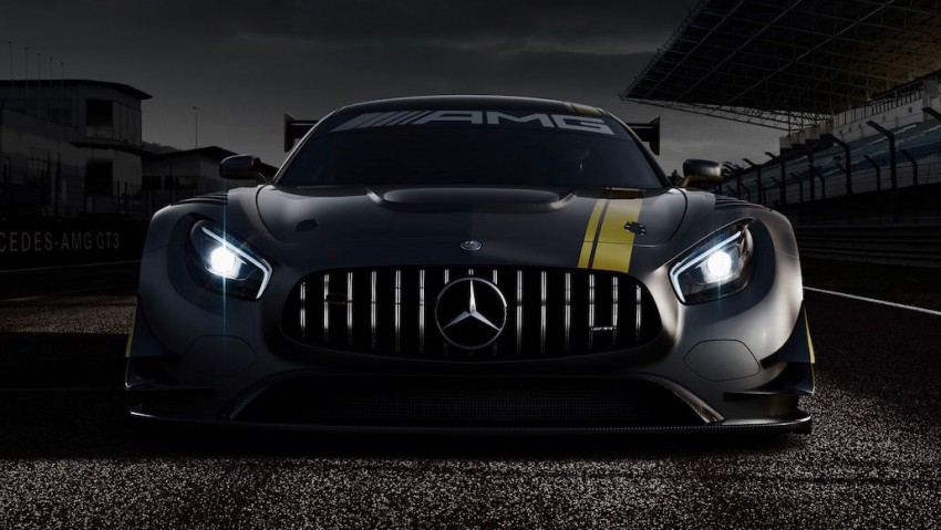 Mercedes-AMG GT3 racer teased, track debut in 2016 313554