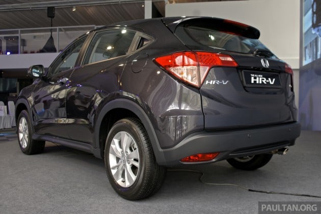 2015 Honda HR-V launched in Malaysia, from RM100k