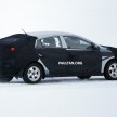 SPYSHOTS: Hyundai AE HEV mule goes winter testing