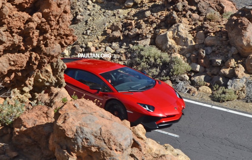 SPIED: Lamborghini Aventador SuperVeloce on test 308452