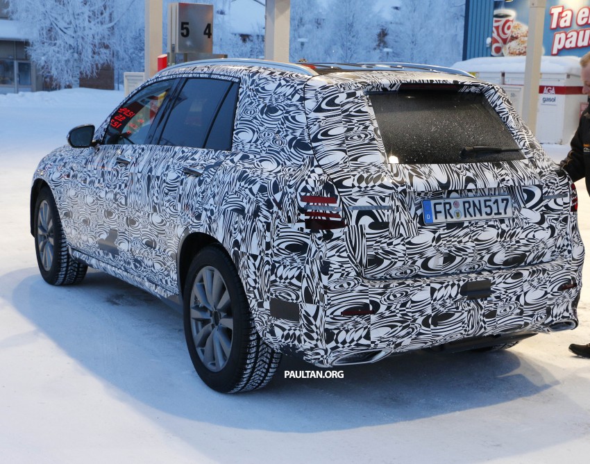 Mercedes-Benz GLC-Class SUV rendered, plug-in hybrid variant spied cold weather testing 314985