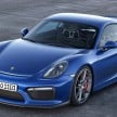 Porsche Cayman GT4 unveiled – 385 hp, manual only!