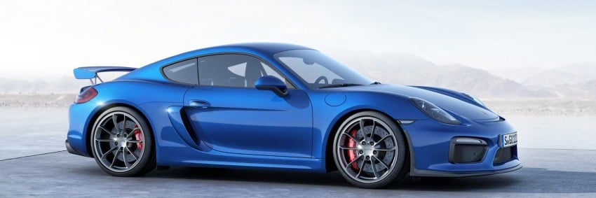 Porsche Cayman GT4 unveiled – 385 hp, manual only! 309297