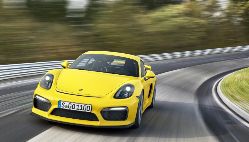 Porsche Cayman GT4 unveiled – 385 hp, manual only! 309298