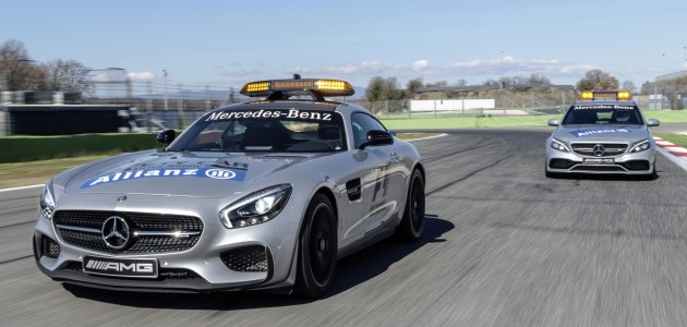 Mercedes-AMG GT S als Official Safety Car und Mercedes-AMG C 63 S T-Modell als Official Medical Car der FIA Formel 1 Weltmeisterschaft™ Mercedes-AMG GT S as Official Safety Car and Mercedes-AMG C 63 S Estate as Official Medical Car of the FIA Formula One World Championship™