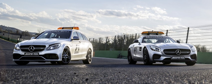 New F1 Safety Car and Medical Car unveiled for 2015 – Mercedes-AMG GT S and C 63 S Estate 317135