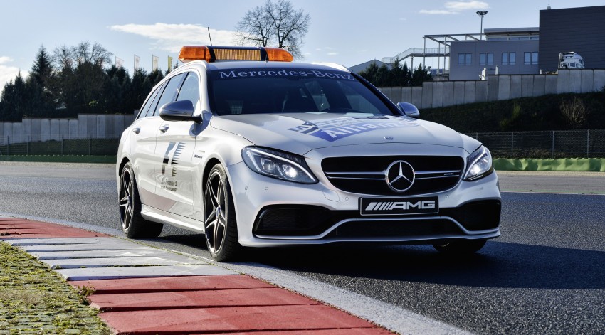 New F1 Safety Car and Medical Car unveiled for 2015 – Mercedes-AMG GT S and C 63 S Estate 317149