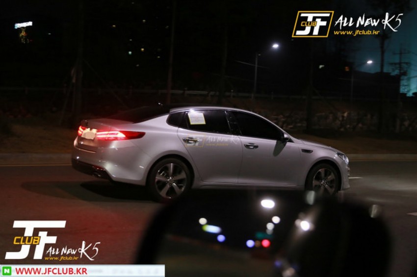 2016 Kia Optima caught completely undisguised 322026