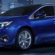 Toyota Avensis facelift debuts at Geneva – full details