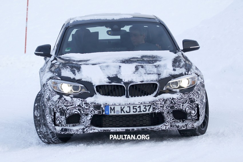 SPYSHOTS: F87 BMW M2 spotted with less camo 321470