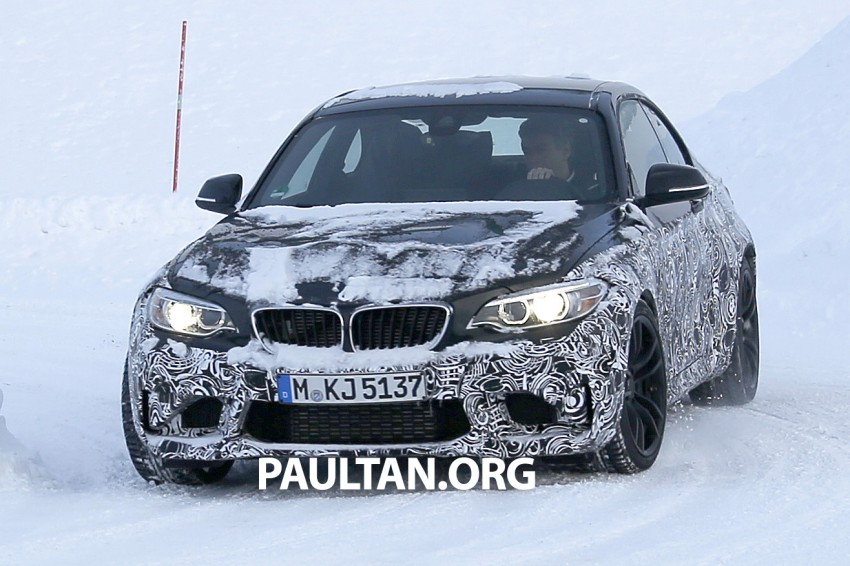 SPYSHOTS: F87 BMW M2 spotted with less camo 321469