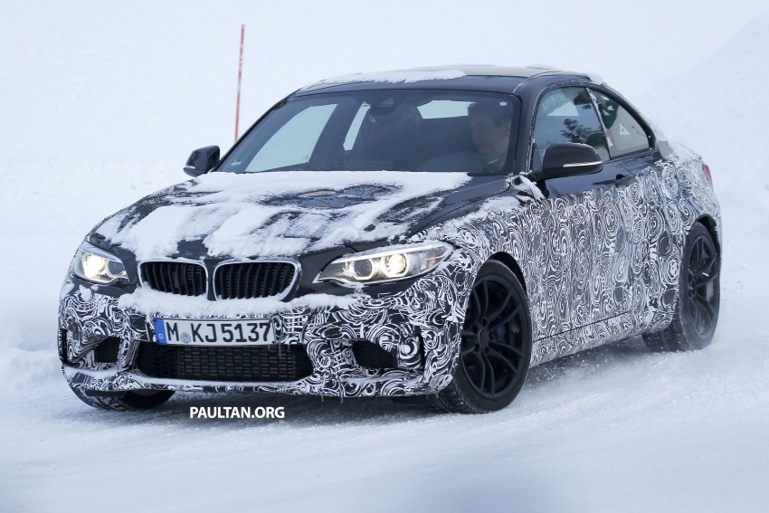 SPYSHOTS: F87 BMW M2 spotted with less camo 321468