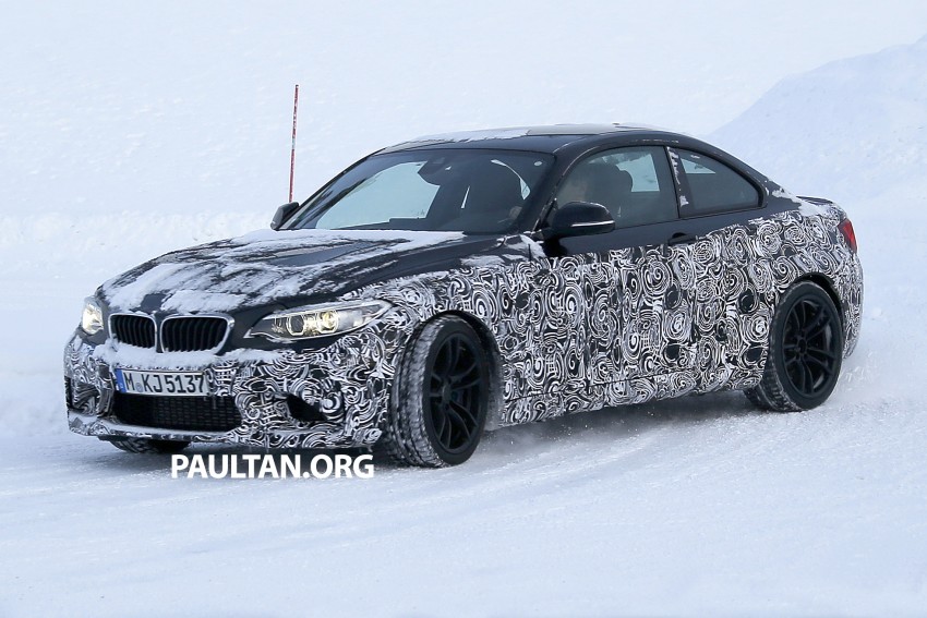 SPYSHOTS: F87 BMW M2 spotted with less camo 321467