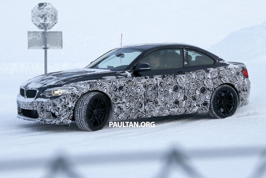 SPYSHOTS: F87 BMW M2 spotted with less camo 321465