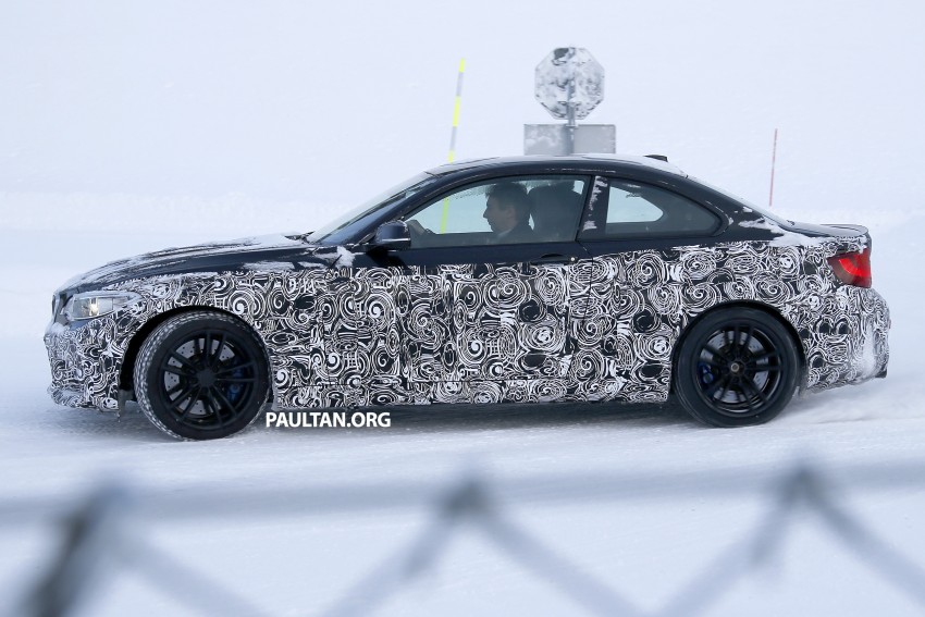 SPYSHOTS: F87 BMW M2 spotted with less camo 321466