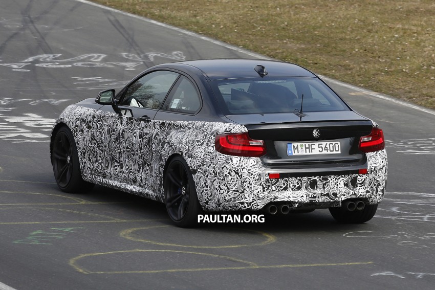 SPYSHOTS: F87 BMW M2 spotted with less camo 321457