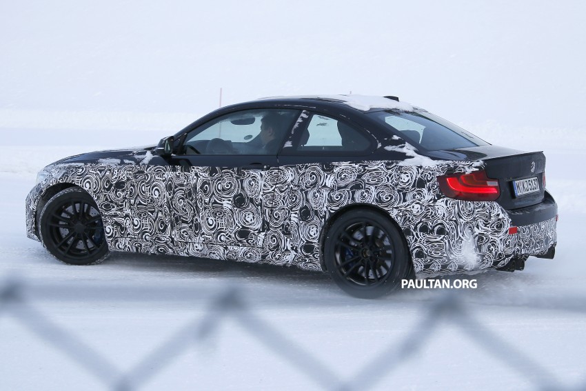 SPYSHOTS: F87 BMW M2 spotted with less camo 321463
