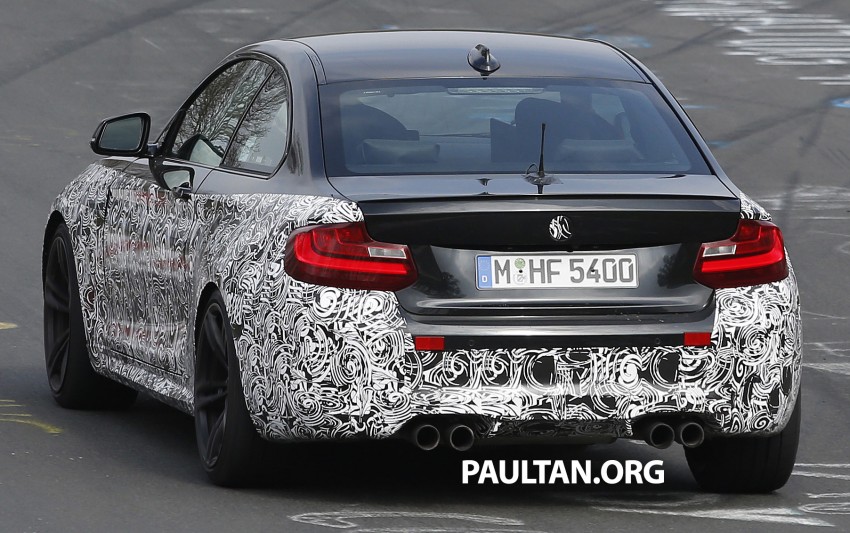 SPYSHOTS: F87 BMW M2 spotted with less camo 321456