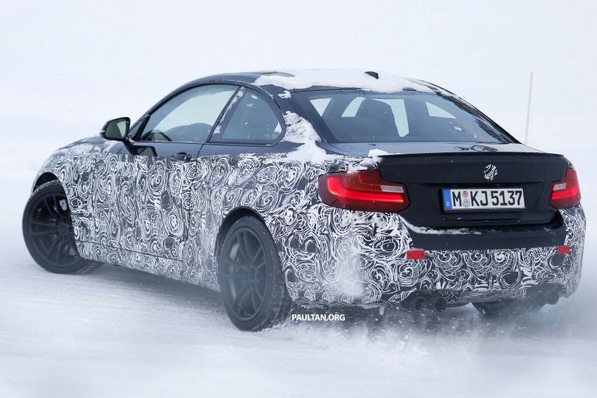 SPYSHOTS: F87 BMW M2 spotted with less camo 321464