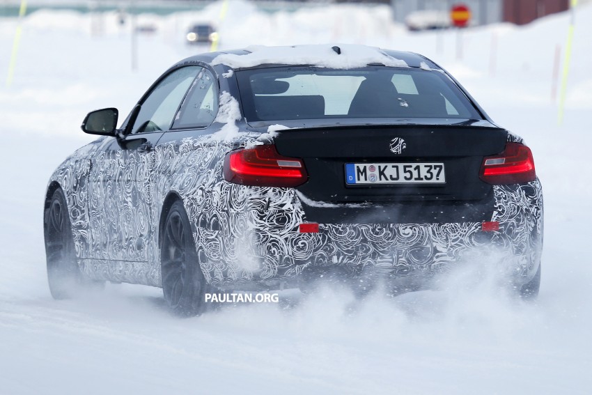 SPYSHOTS: F87 BMW M2 spotted with less camo 321462