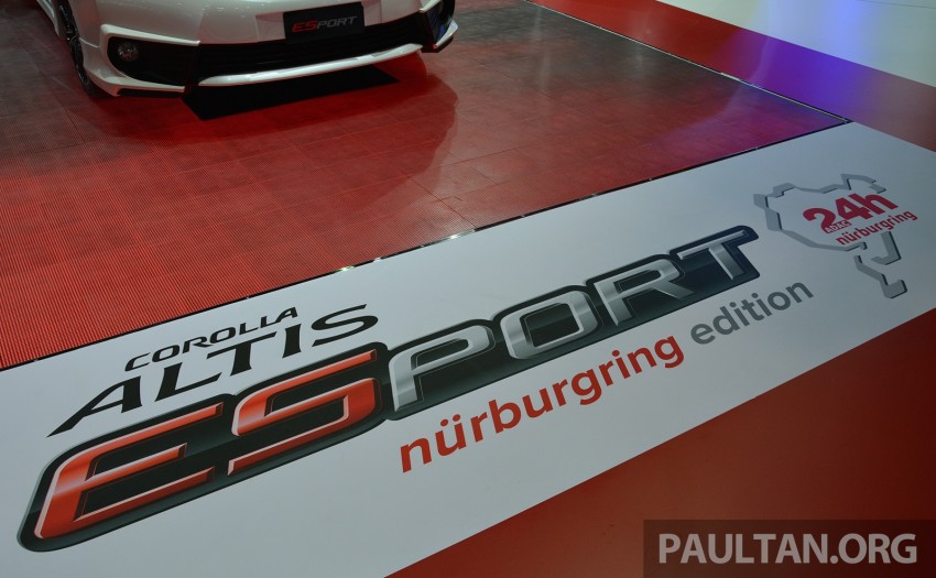 GALLERY: Toyota Corolla Altis ESport Nurburgring Edition at Bangkok 2015 – celebrates 7th place finish 320868