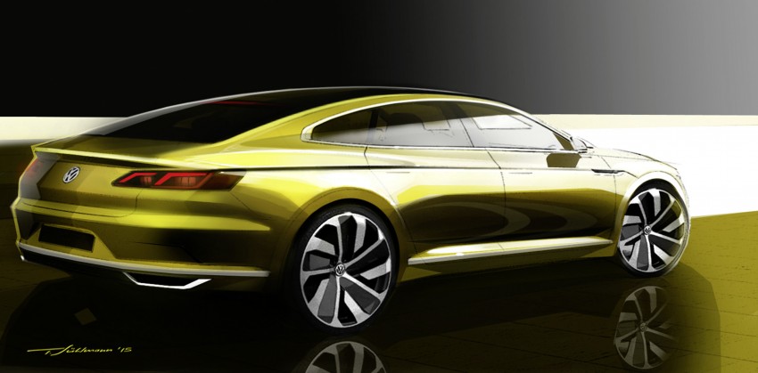 Volkswagen Sport Coupe Concept GTE revealed in Geneva – plug-in hybrid concept previews next-gen CC 315356