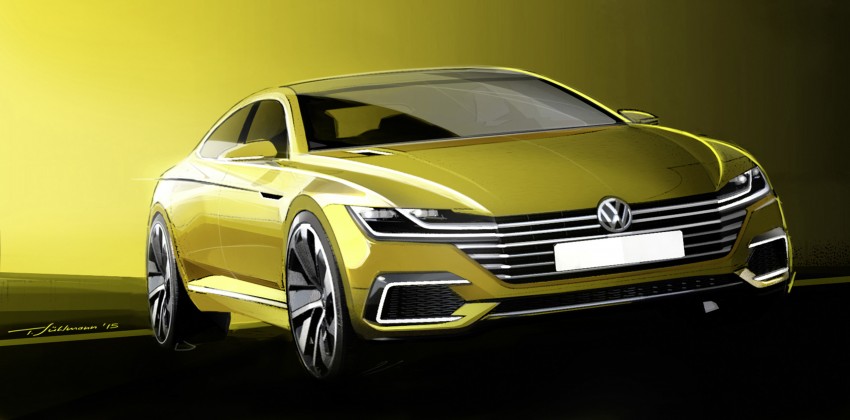 Volkswagen Sport Coupe Concept GTE revealed in Geneva – plug-in hybrid concept previews next-gen CC 315354